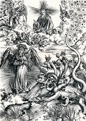 La femme vêtue de soleil et le dragon à sept têtes, 1498, 1906