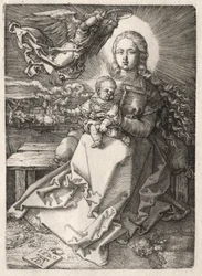 Vierge couronnée par un ange