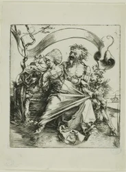 Jeune femme attaquée par la mort (Le Ravisseur)