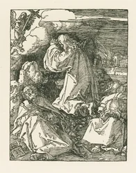 Agonie dans le jardin - Le Christ sur le mont des Oliviers, vers 1510 (gravure sur bois)