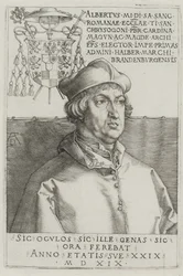 Cardinal Albrecht de Brandebourg