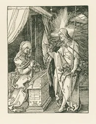 Le Christ apparaissant à sa mère, vers 1510 (gravure sur bois)