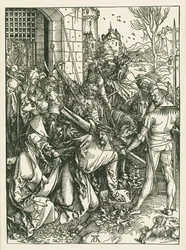 Christ portant la croix, vers 1498-99 (gravure sur bois)