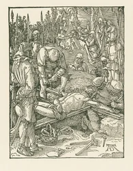 Le Christ cloué sur la croix, vers 1509 (gravure sur bois)