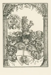 Armoiries de Jacob de Bannissis, vers 1515 (gravure sur bois)
