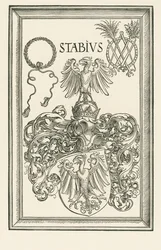Armoiries de Johannes Stabius, vers 1514 (gravure sur bois)