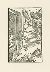 David en prière. Illustration du Diurnale s m chorum ecclesie Basilien. Imprimé par Johann Bergmann, Bâle