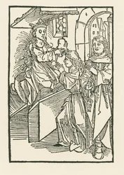 Illustration sur la page de titre de " Oratio Cassandre Venete "