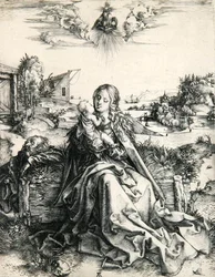 Madonna avec une libellule (gravure)