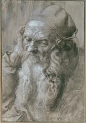 Vieil homme - Etude pour un saint
