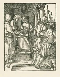 Pilate se lavant les mains, vers 1509 (gravure sur bois)