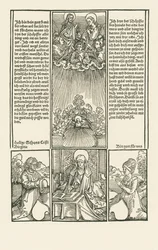 Sainte Birgitta comme intercesseur, avec un couple marié en train de prier