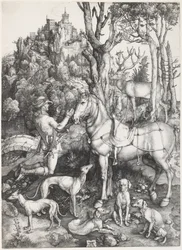 Saint Eustache, vers 1500-1501 (gravure)