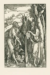Saint Jean-Baptiste et Saint Onophrius, vers 1503-04 (gravure sur bois)