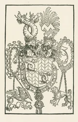 Les armoiries de Florian Waldauf von Waldenstein