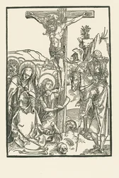 La Crucifixion, vers 1500 (gravure sur bois)