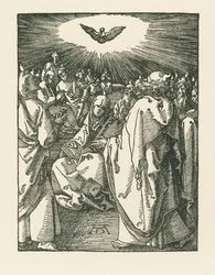 La descente du Saint-Esprit, vers 1510 (gravure sur bois)