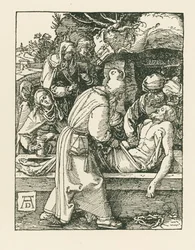 La mise au tombeau, vers 1509-10 (gravure sur bois)