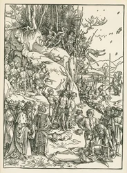 Le martyre des dix mille, vers 1496 (gravure sur bois)