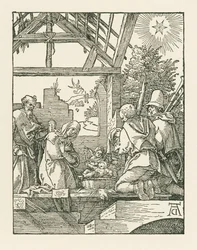 La Nativité, vers 1510 (gravure sur bois)