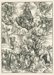 Le monstre marin et la bête aux cornes d