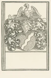 Les armoiries de Michael Behaim, vers 1518-20 (gravure sur bois)