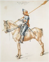 Le chevalier armé Dessin à l