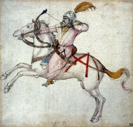 Un archer à cheval