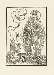Vierge Marie vénérée par Albrecht von Bonstetten