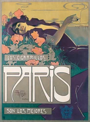 Affiche Cigarrillos Paris par Aleardo Villa