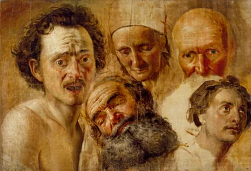 Étude de têtes, vers 1830
