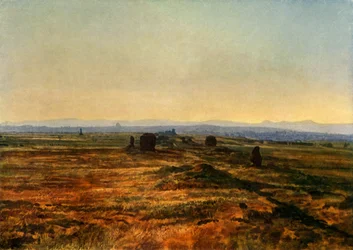 La Voie Appienne au coucher du soleil, 1845, 1965