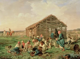 Repos pendant les foins, 1861
