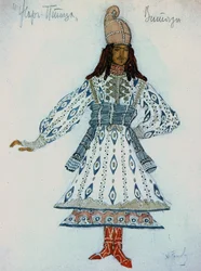 Esquisse du costume d
