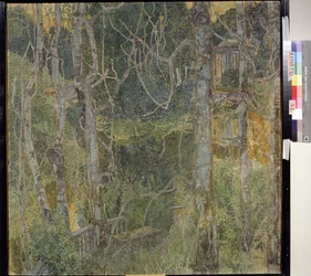 Décor préparatoire pour la tragédie Ville Morte de Gabriele D