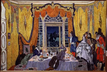Décor préparatoire pour l