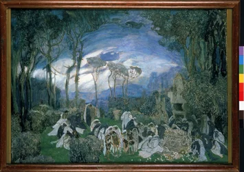 Décor préparatoire pour l