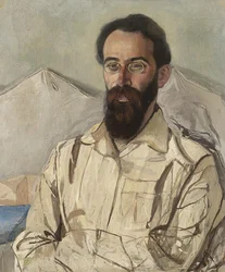 Portrait de Friedrich Eduardovich Krimmer 1888-1963, 1919
