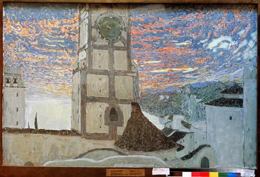 Village sicilien, Décor de scène pour Dom Juan de Molière, 1910