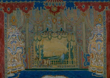 Décor de scène pour la pièce de théâtre Don Juan de Molière, 1910