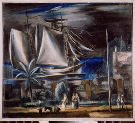 Port marin, la nuit