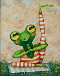 Yoga de la petite grenouille