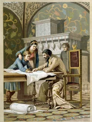 B. Godunov et ses enfants, Feodor et Xenia