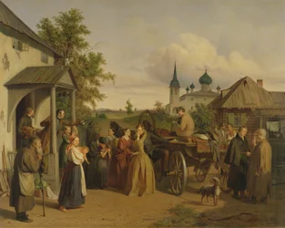 Le départ, 1850