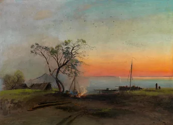 Pêcheurs sur la Volga