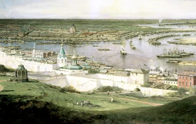 Vue de Nijni Novgorod, 1878