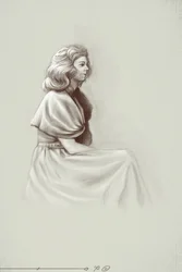 Une jeune femme vivant sous le Premier Empire, début du XIXe siècle.