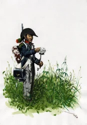 Premier Empire (1804-1814 et 1815) : soldat chasseur d