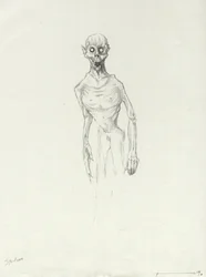 Créature légendaire : Chupacabra, vampire sud-américain. Dessin par Alessandro Lonati