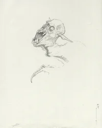 Créature légendaire : Chupacabra, vampire sud-américain Dessin par Alessandro Lonati